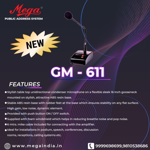 GM 611 P.A. Microphones